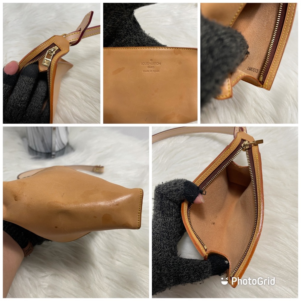 Sac Ambre Monogram MM Vinyl Tote Bag - Picture 14 of 16
